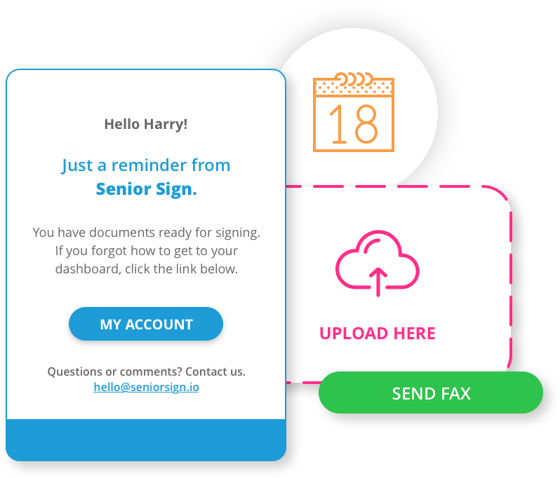 screenshot of Senior Sign